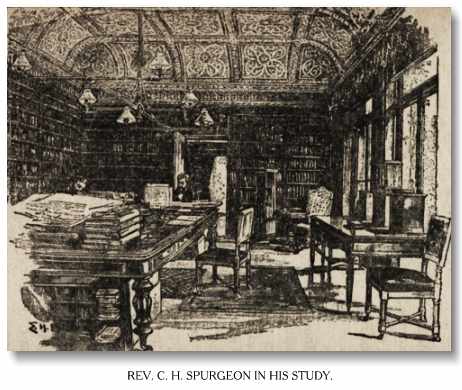 Spurgeon in his study.