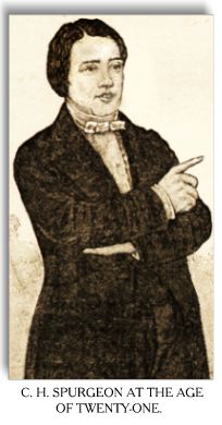 Spurgeon at age 21.