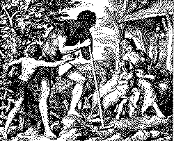 Young Cain and Abel with Parents